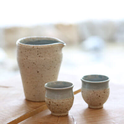 ソラミズイロの酒器揃い