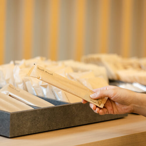 アメニティバーを設置しました